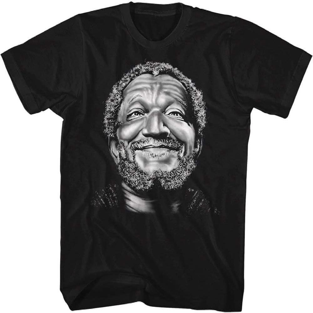 A&E Designs Sanford & Son Shirt Smile Fred T-Shirt XXXXXL чёрный