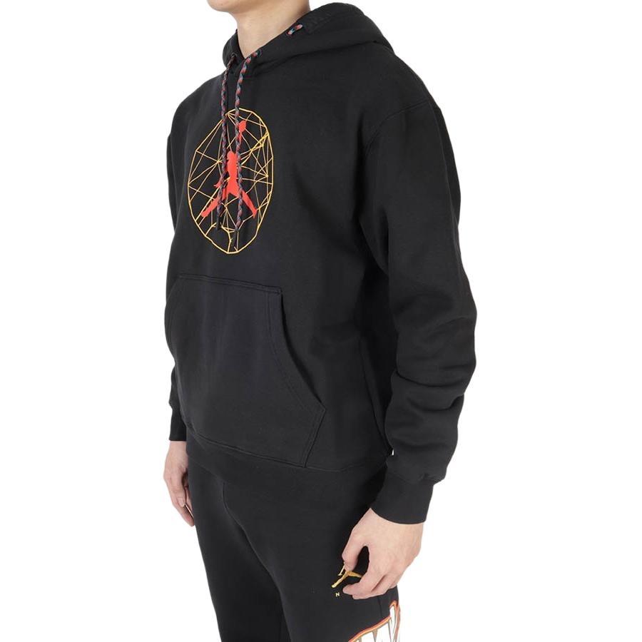 Air Jordan Casual Sports Hooded Lace-up Sweatshirt Men's Black DC9728-010