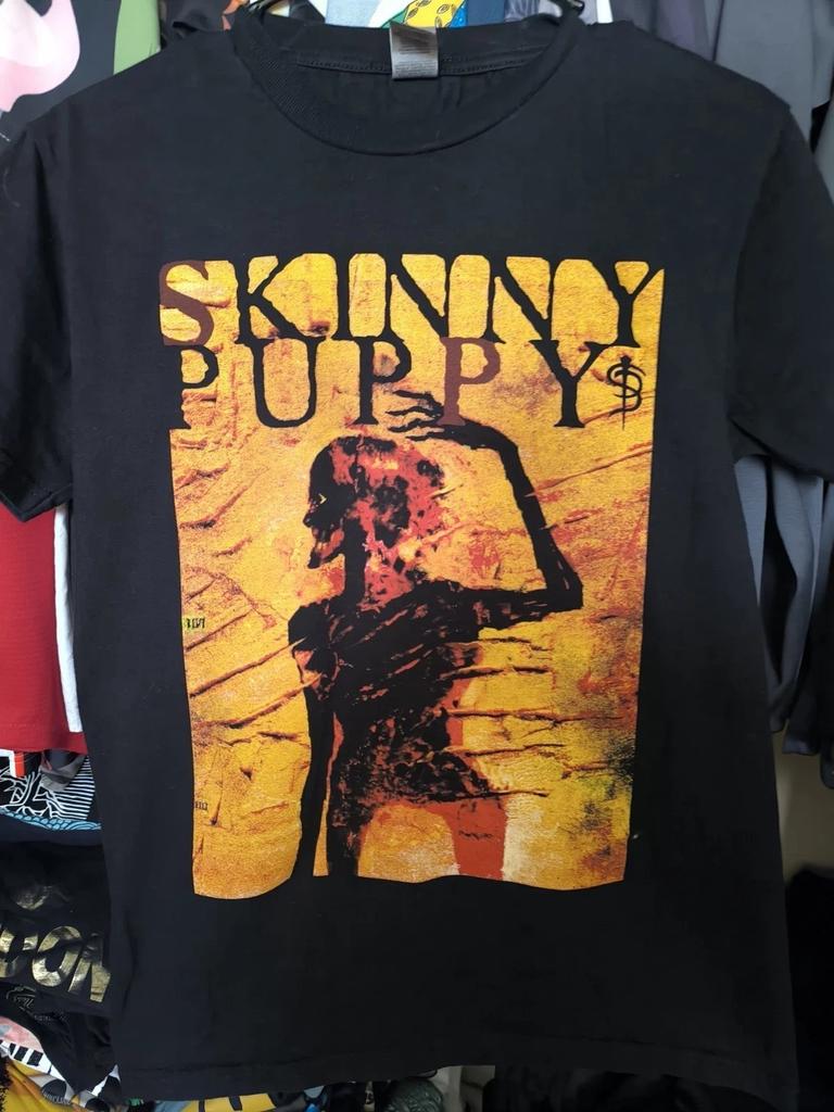 VTG Skinny Puppy Band when nothing is true final tour Black S to 5XL Shirt SN674
