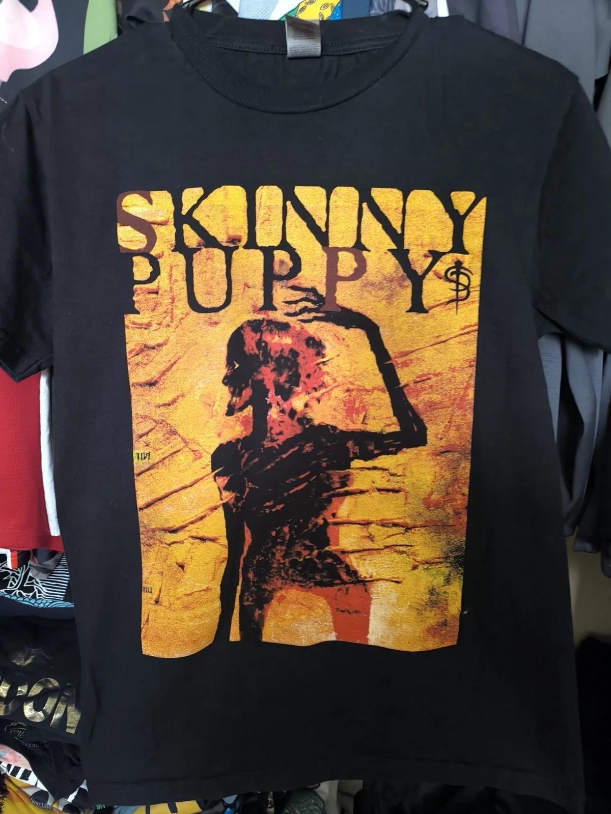 VTG Skinny Puppy Band when nothing is true final tour Black S to 5XL Shirt SN674 S