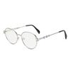 JYL TS Sunglasses UV Round Diamond Metal Street/3754