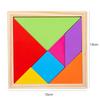 1 Stück Bunter Kiefernholz Tangram Puzzle Spielzeug Mit Musterpapier Mehrere Größen Erhältlich Geeignet Für Kinder Ab 3 Jahren