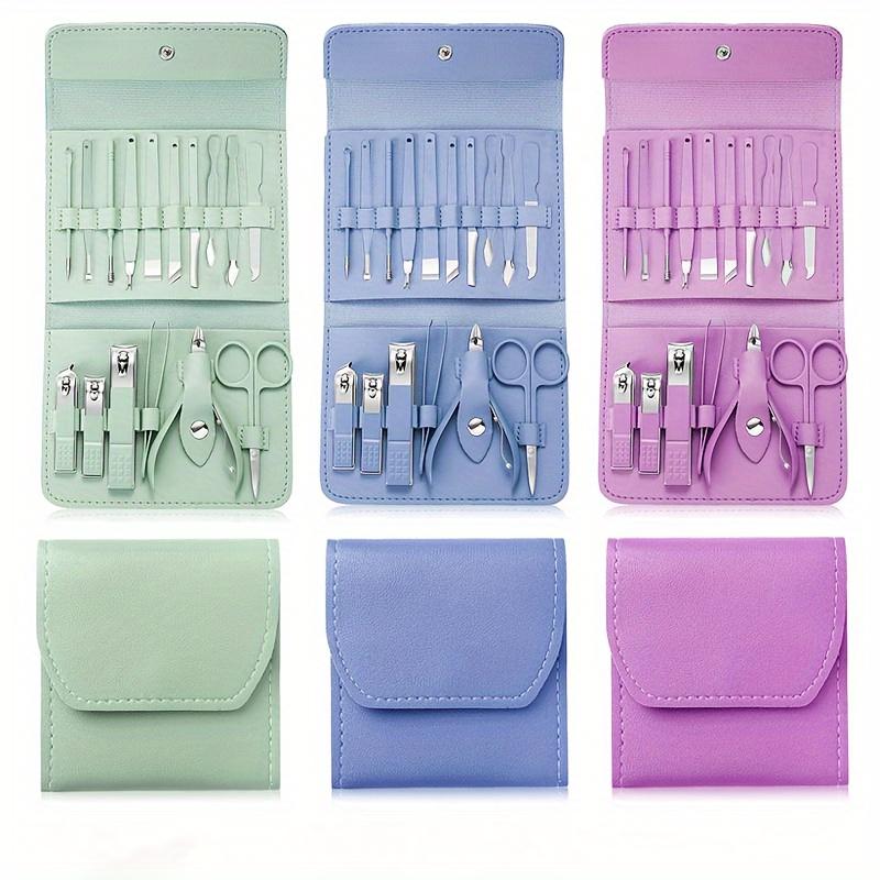 Nail Clippers Manicure Tool Set, With Portable Travel Case, Cuticle Nippers And Cutter Kit, Professional Nail Clippers Pedicure Kit, Grooming Kit