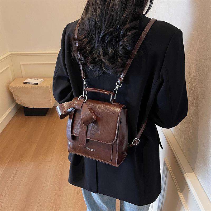 Fashion Niche Design Bow Backpack Women's New High-end Travel Backpack