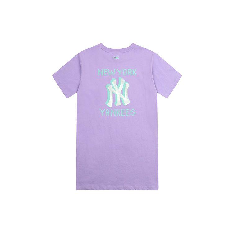 MLB Short Sleeved Dress Women's Blue Purple 31OP16131-50V
