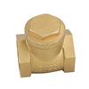 1-1/4" NPT Brass Water Oil Gas Swing Check Valve Threaded Plumbing Fitting