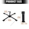 Large Outdoor Umbrellas with Heavy Type Steel Crosses Base Regulable Tilts for Patios Garden Beach Camping P9YB