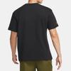 Nike T Shirts Men's Black Crew Neck Moderate Straight Fit DR7967-010