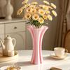 Eco Friendly PLA Vase Modern 3D Printed Vase, Artistic Flower Elegant Living Room Decoration Table Centerpiece for Artificial Plants, Fresh