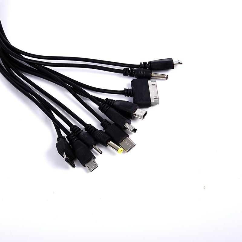 10-in-1 Multifunktions-USB-Datenübertragungskabel-Ladegerät USB-Adapter für Laptop Bh