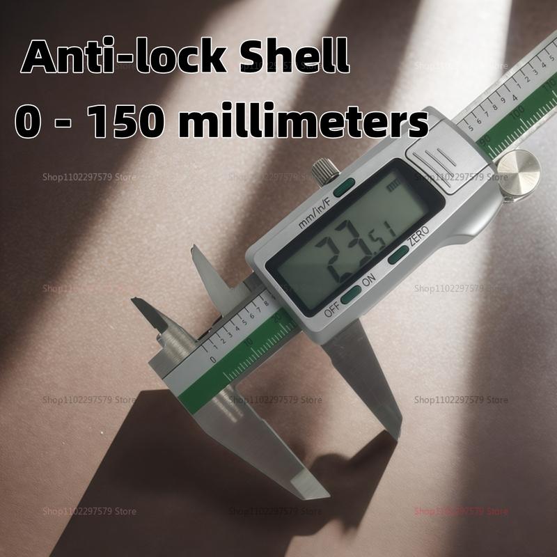 150mm Stainless Steel Digital Caliper with Zero Setting 0.01mm High Precision 6 Inch Digital Thickness Gauge Fraction MM Inch