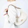 COACH Bailey Refined Pebbled Leather Smooth Leather Hobo Bag , Shoulder Bag , Handbag Large Women's White (Unisex) Shoulder Bags
