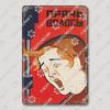 Vintage Russian Warning Tin Signs Poster Funny Russian Metal Plates Washroom Living Room Garden Home Wall Art Decortaion