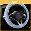 Customizable Plush Cartoon Steering Wheel Cover For Cars Soft And Cozy Winter Style