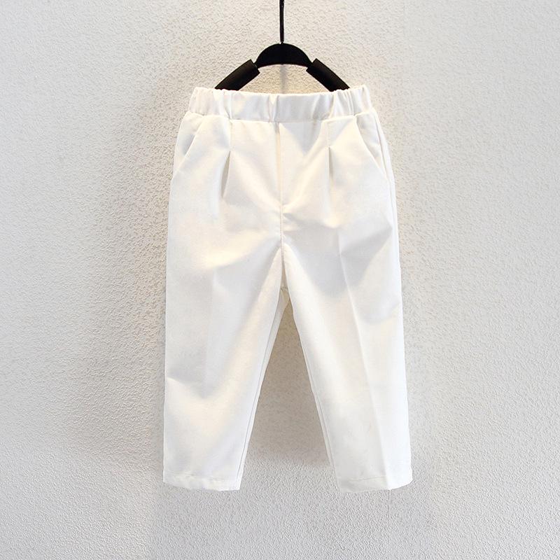 Kids' Black Dress Pants & Girls' Navy Straight-Leg Uniform Pants with Full Elastic Waist