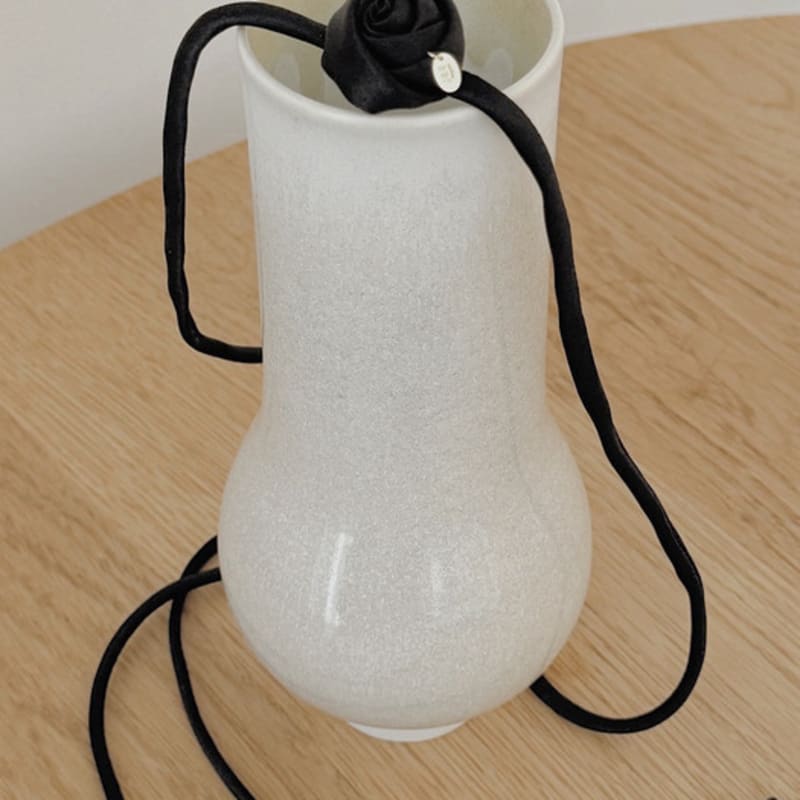 Oar Classic Rose Choker Necklace[Black]