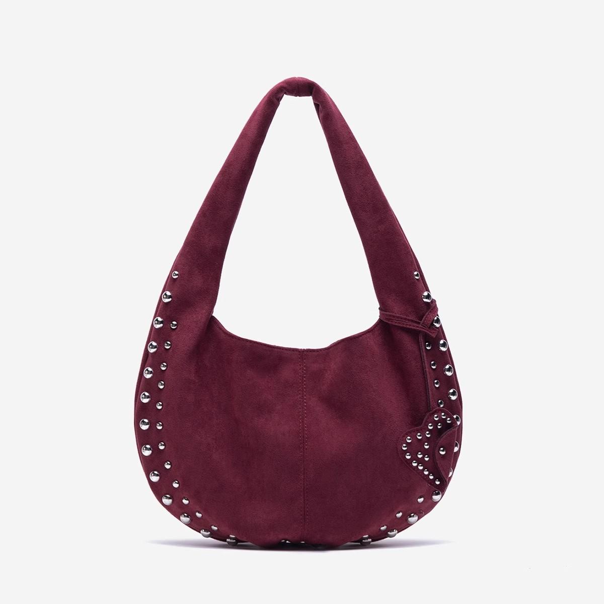 

Сумки-подмышки из искусственной замши в форме полумесяца для женщин, роскошные дизайнерские сумки и кошельки