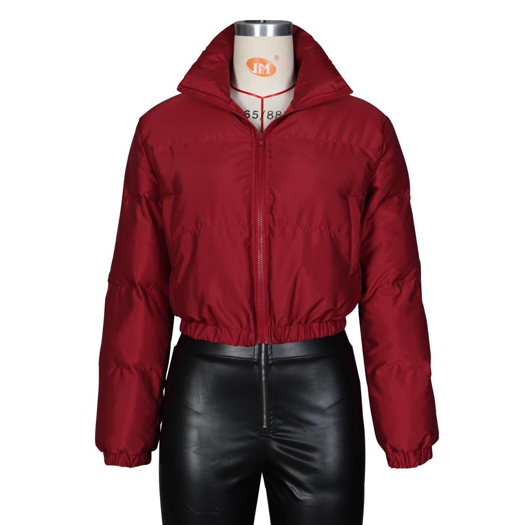 Women's Autumn-Winter Short Cotton Jacket - European American Style Outerwear