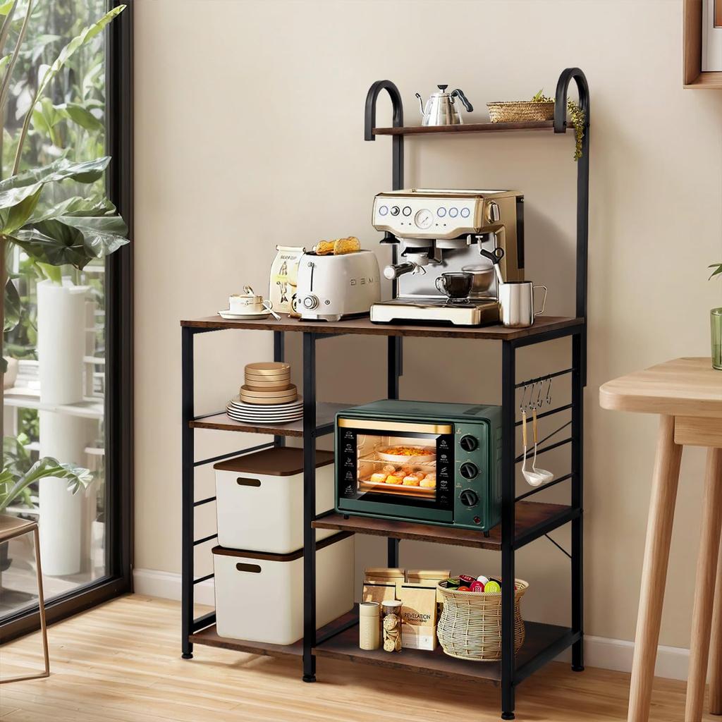 SuperKois Range Kitchen Range Dish High Load Capacity Compatible with Large Kitchen Kitchen Range Kitchen Counter Load Capacity Easy To Comes with 4