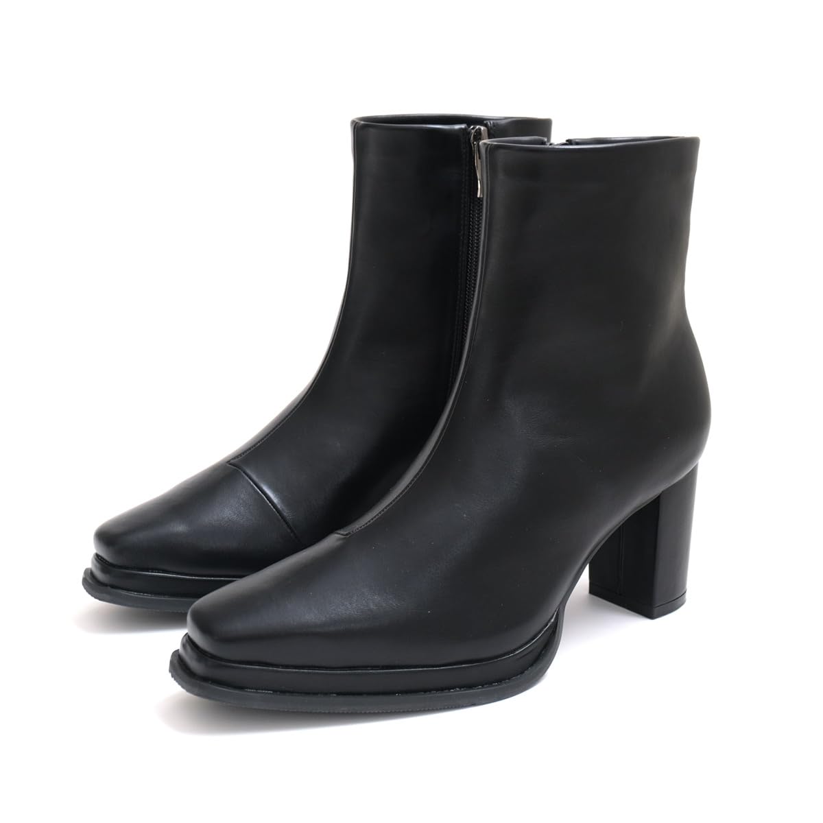 

Square Toe 8cm Heel Beautiful Legs Black SY205 Black [AmiAmi] Boots, Boots, Boots, Women s, Stylish, Boots, (L (24.0cm), (Smooth))