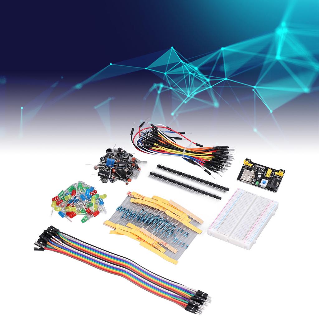 Elektronikbauteileset Sortiment Steckplatine Kondensator Widerstand für Raspberry Pi