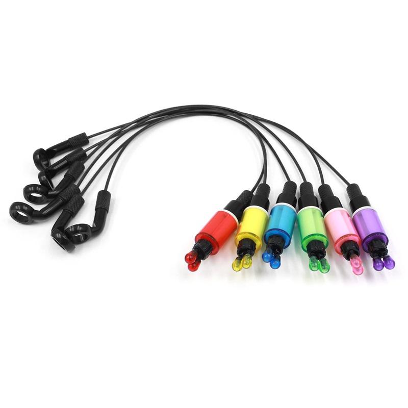Bite Alarms Carp Fishing Hangers Bobbins Swingers Indicators Fishing Alarm Swinger Steel Chain 4 Colors Bite Alarm Fishing Tools