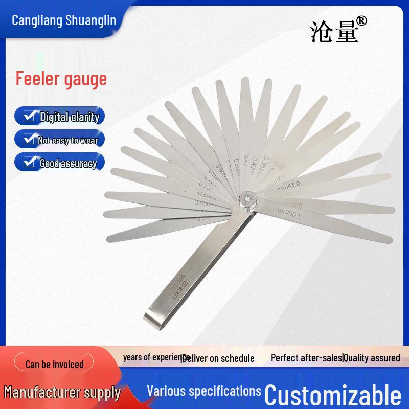 Single Piece Feeler Gauge Valve Clearance Thickness Shim