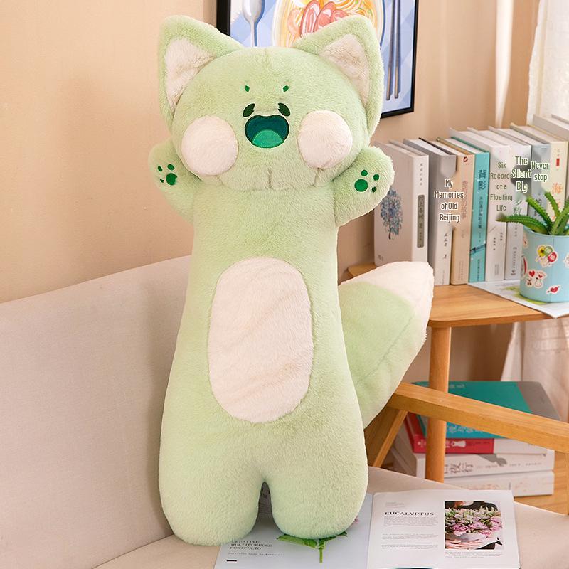 

Capybara Plush Toy & Pillow - Cute Clip-On Design for Kids 100cm 0.55kg зелёный