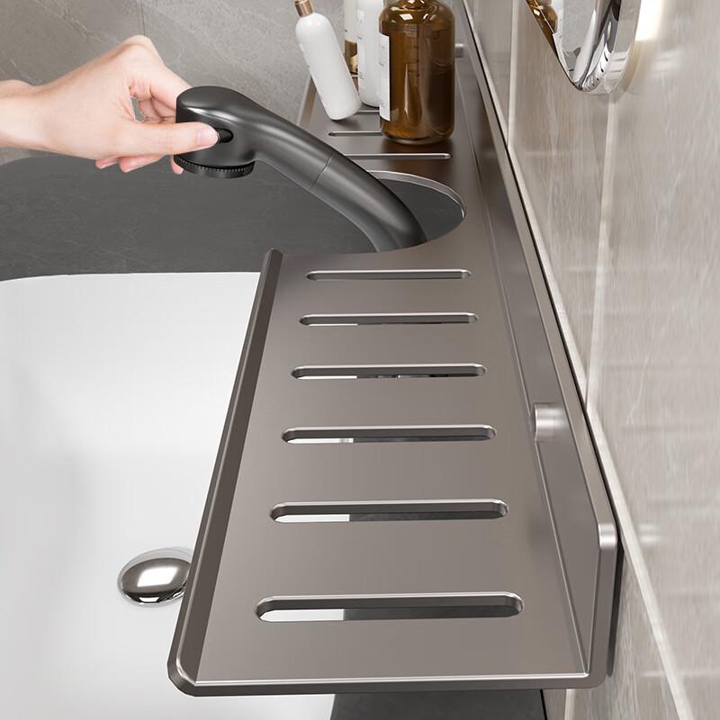 DANLE Настенный алюминиевый органайзер-полка для ванной комнаты