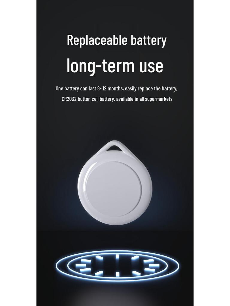 Apple-Compatible Smart Tracker for Pets, Children, and Elderly - Anti-Lost Device