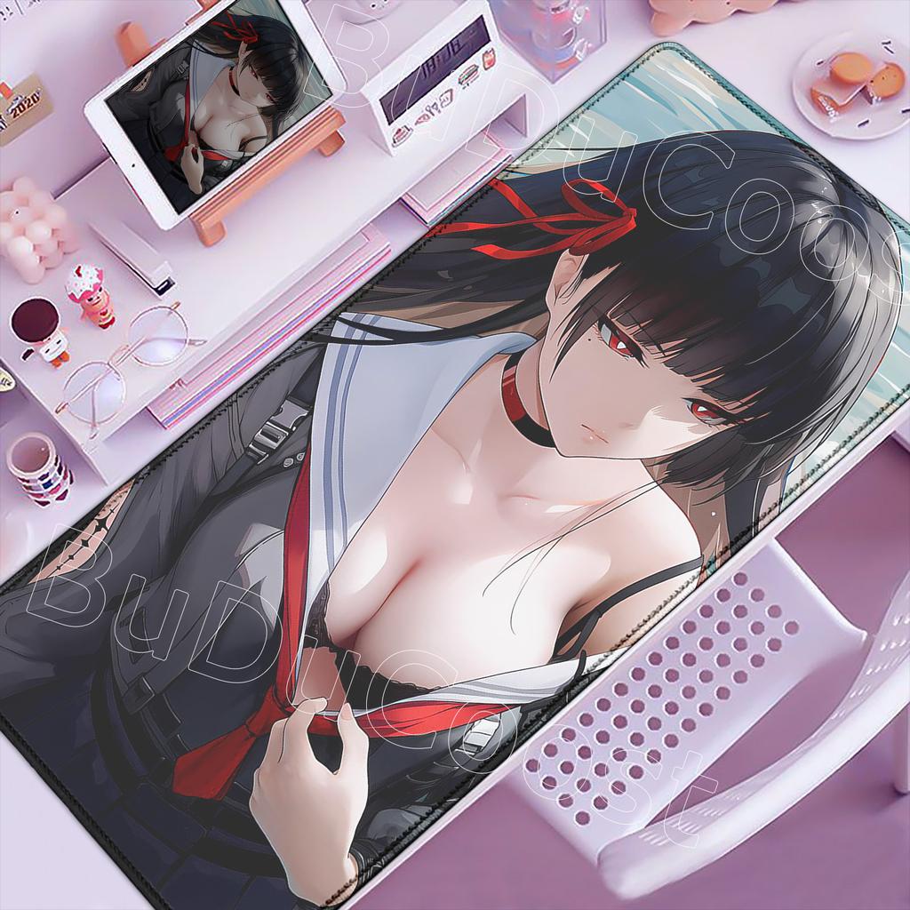 Official BuDuCoost New Wallpaper Wuthering Waves Chisa Mouse Pad Gaming Mousepad Anime Girl Desk Mat E-Sports Office PC Mice Mat