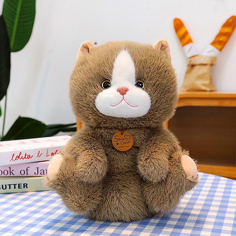 Cat Plush Toy Adorable Stuffed Doll Kids Collectors Gift Bedroom Decoration