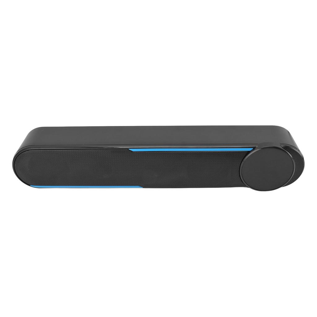 Kabelgebundener Soundbar-Lautsprecher Touch-Steuerung HiFi Surround-Sound Magnetische Abschirmung USB 2.0 Kabelgebundene Desktop-Soundbar mit LED-Leuchten