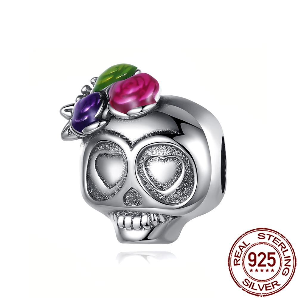 Gothic Charms Copper Halloween Nightmare Skull Skeleton Voodoo Doll Beads Fit Bracelet Necklace Diy Jewelry