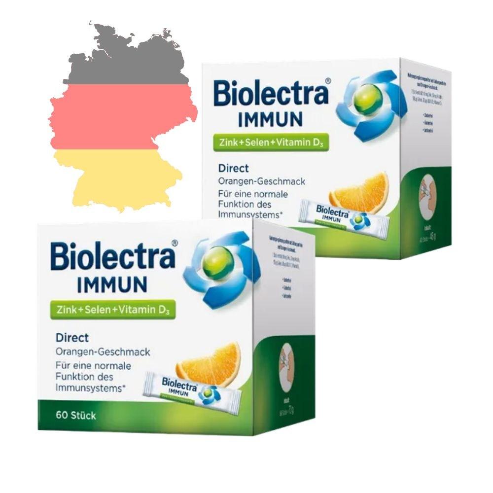 German Biolectra Immune Zinc Selenium Direct 60-day supply, 100-day supply, powder, 100 pcs