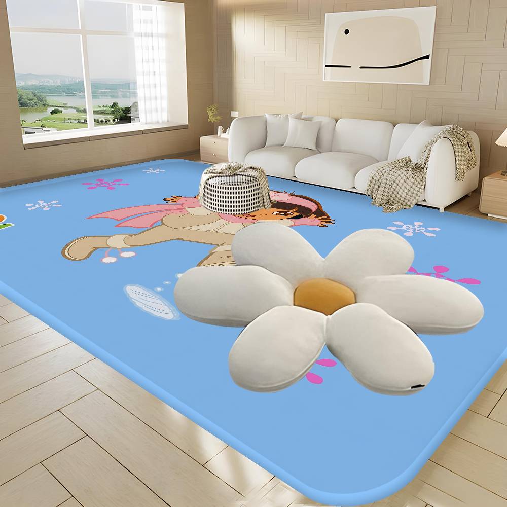 Funny D-Dora Classic Anime Floor Mat Nordic Style Home Doormat Bathroom-Toilet Mats Bedroom Hotel Decor Mat
