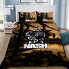 Nash Fishing Logo Duvet Cover Pillowcase Bedding Set Adult BoyGirl Bedroom Decoration Single Double Large Size