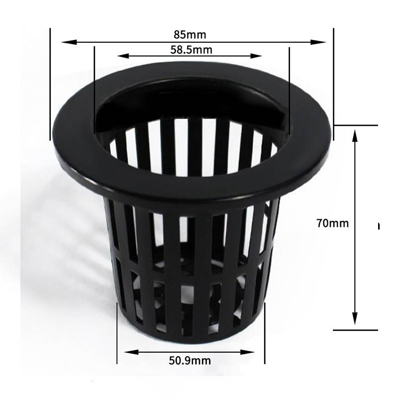 50Pcs Hydroponic Soilless Mesh Net Basket Plant Vegetable Growing Nursery Cup Pot Sponge Fixator Container Aeroponic Veg Planter
