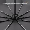 Windproof Buckle Umbrella: Automatic Sun & Rain Protection for Men & Women, Compact Folding Design