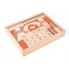 Wood Box Large Wooden Building Blocks Children's Assembled Solid Wood Boys and Girls Baby Educational Toys Early Education
