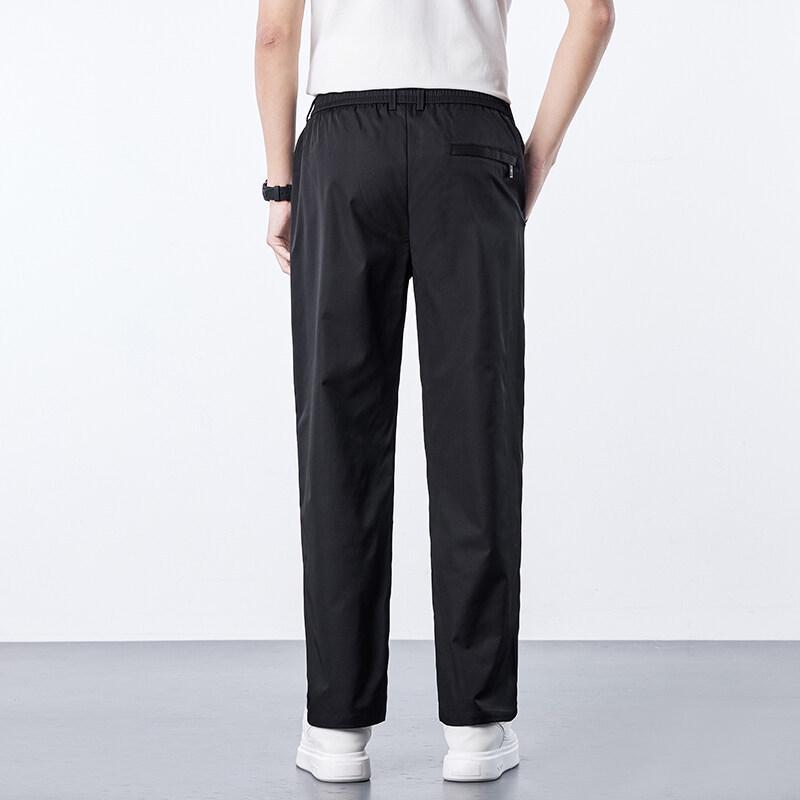 Waterproof Ice Silk Pants with Pocket - Youthful and Trendy