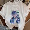 Alien Stage T-Shirt Unisex Damen Unisex Koreanisches T-Shirt Kleidung Anime Kurzarm Lässig Rundhals Bedrucktes T-Shirt Lässige T-Shirts