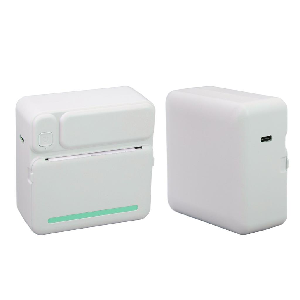 Sticker Printer Mini Thermal Printer Portable Inkless Bluetooth APP Phone Printer for Kids DIY Study Notes Pictures