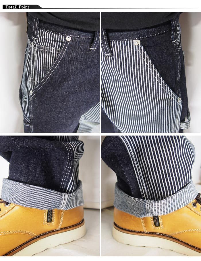 Kojima Jeans KOJIMA GENES Work in Multi-Combo Pants, Jeans/Denim/One Wash/Made Japan/RNB-1084D-Hickory Indigo-36