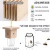 1 PCS Wood Carpenter Bee Trap For Outside - Natural Hanging Carpenter Bee Traps Outdoor With Plastic Collection Jar, Best Bee Trap For House - Insect