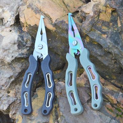 Alicate de pesca com braçadeira Luya multifuncional, equipamento de pesca, controle de gancho, braçadeira de boca de peixe, corte de linha de peixe especial