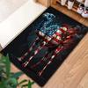 American flag  animals Pattern Square Carpet,Area Rug,Carpet Rug for Living Room Bedroom Sofa Playroom Decor,Non-slip Floor Mat,Holiday Birthday Gifts