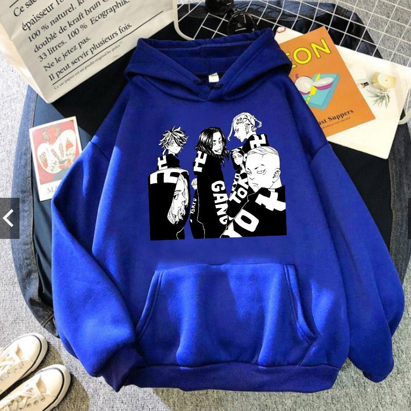 Moletom com Capuz Tokyo Revengers Anime Fantasia Jaquetas Masculinas Casacos com Capuz Casuais Moletons Blusas de Moletom Conjunto de Treino Masculino Roupas Outerwear