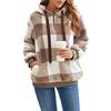 Fashion Women Loose Casual Thin Zipper Hooded Sweatshirt Long Sleeve Top Large Size Jacket