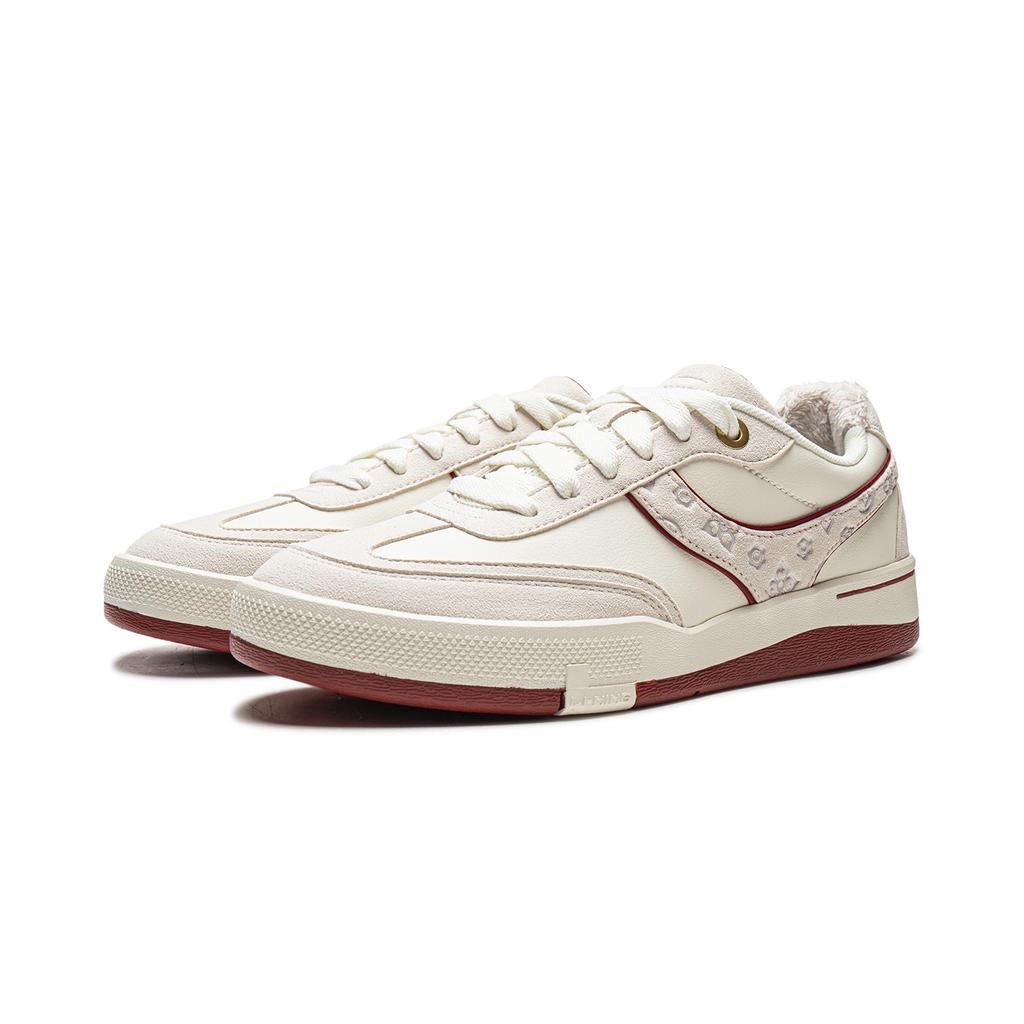Li Ning Abrasion Resistant Cushioning Low Top Casual Shoes Unisex AEPW003-1